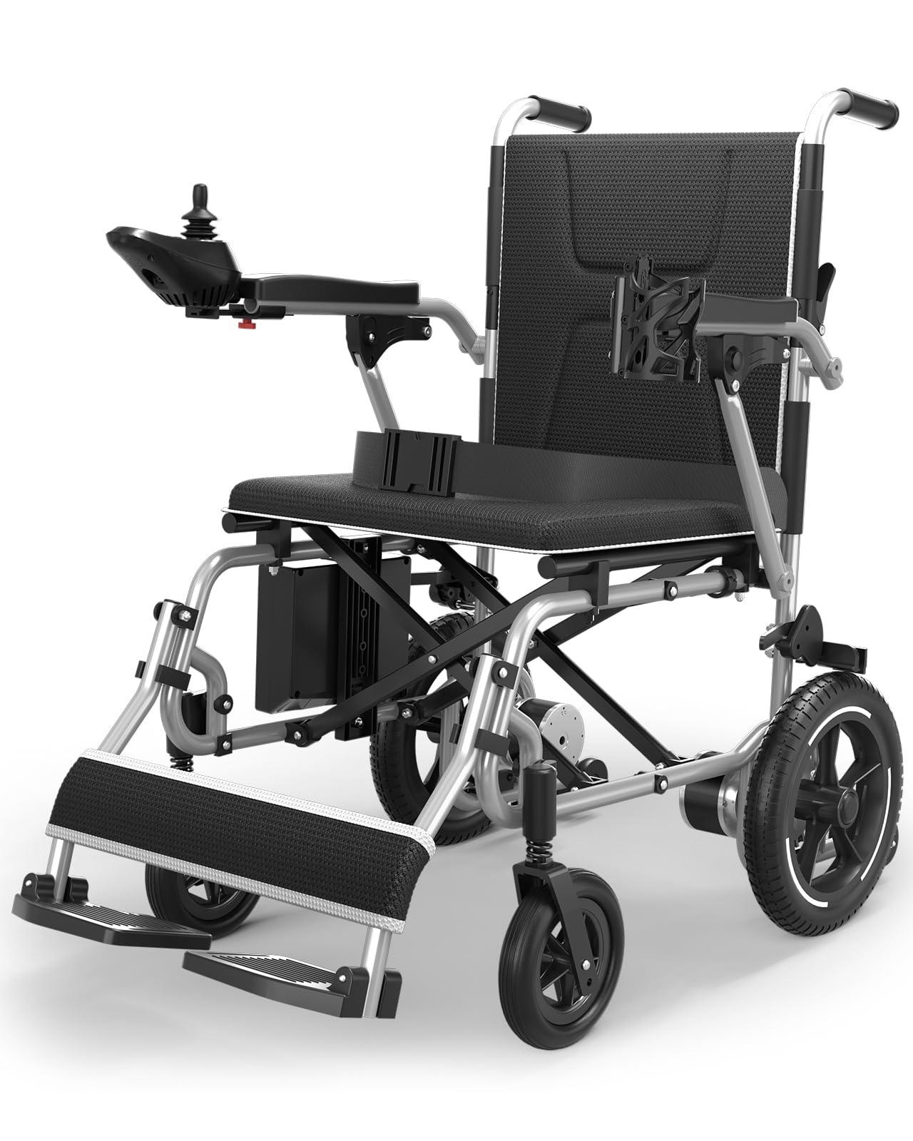Foldable Lightweight Electric Wheelchair for Adults – Dual 500W Motors, 15 Mile Range